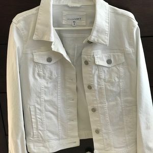 White denim jacket